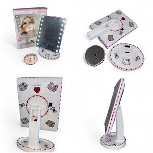 Ideaworks Hello Kitty Theme Luxe Crystal Vanity Mirror In White New With Box